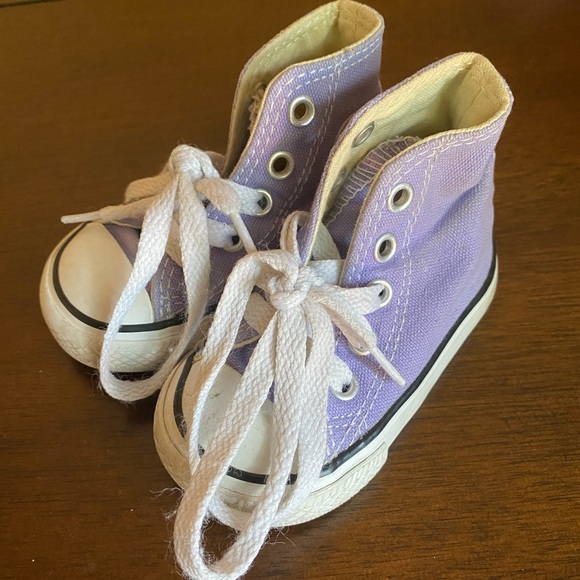 purple baby converse high tops